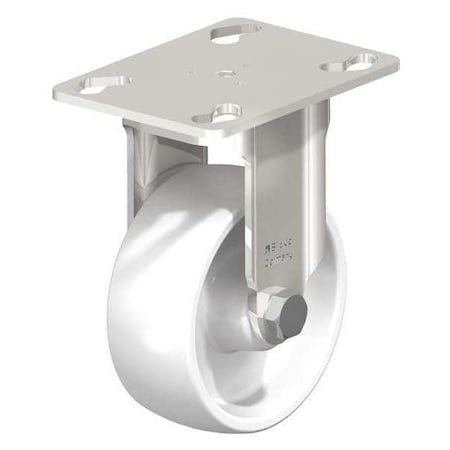Blickle Rigd Plate Cstr, Wht Nyln, 3-1/8", 265 lb. BKPXA-PO 80G