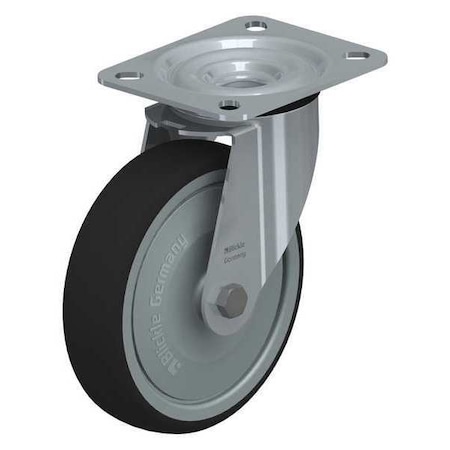 Blickle Swivl Plte Cstr, Polyurthane, 5", 330 lb. LE-PATH 125KF
