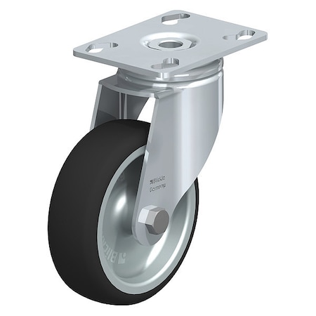 Blickle Swvl Plte Cstr, Polyurthn, 4", 265 lb. LKPA-PATH 101G