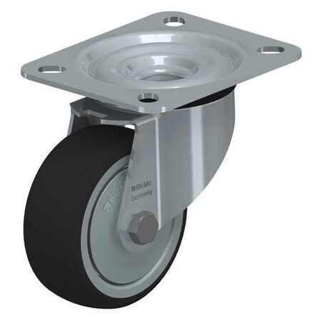 Blickle Swvl Plte Cstr, Polyurthn, 3-1/8", 330 lb. LE-PATH 80KF