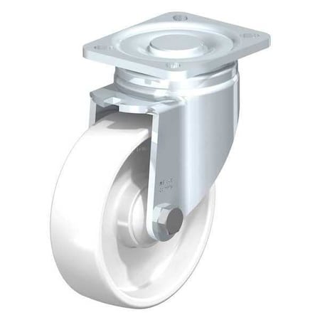 Blickle Swivl Plate Cstr, White Nylon, 5", 660 lb. LH-PO 125KA-1