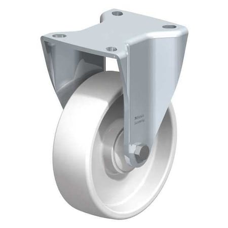 Blickle Rigid Plate Cstr, White Nylon, 5", 660 lb. BH-PO 125KA-1