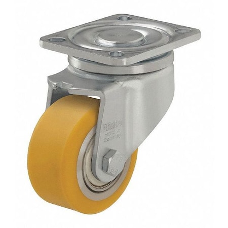 Blickle Swvl Plate Caster, Poly, 2-3/8", 705 lb. LH-VSTH 62K