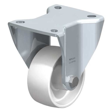 Blickle Rigd Plate Cstr, Wht Nyln, 3-1/8", 507 lb. BH-PO 82G