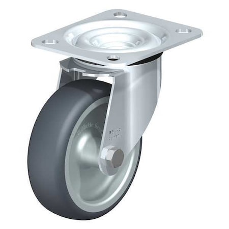Blickle Swivel Plate Cstr, TPR Rubber, 4", 240 lb. LE-TPA 102G