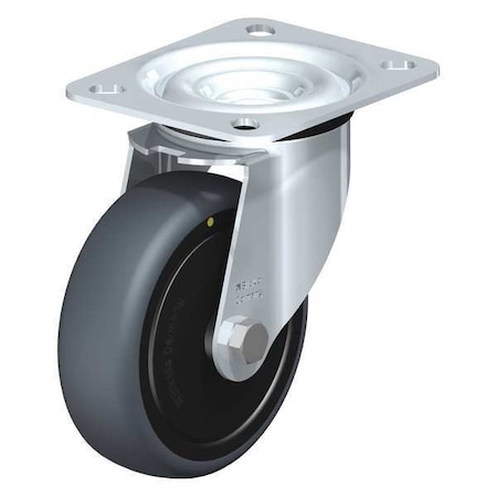 Blickle Swivel Plate Cstr, TPR Rubber, 4", 240 lb. LE-TPA 102KF
