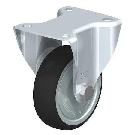 Blickle Rigid Plate Castr, Polyurthan, 4", 440 lb. BK-PATH 100KF-1