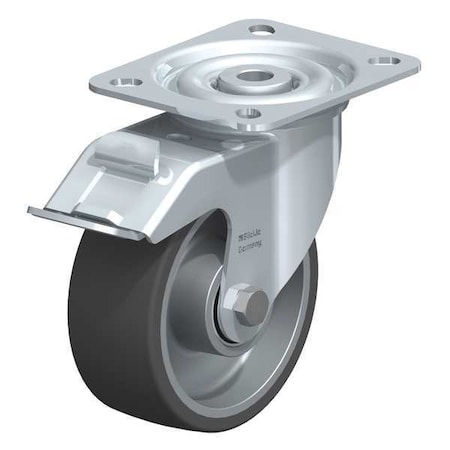 Blickle Swvl Plate Castr, Silicone, 4", 220 lb., A LI-ALSI 100HKA-FI