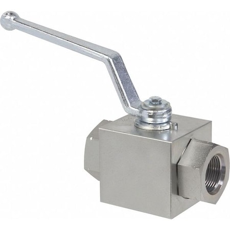 Stauff Ball Valve, Two-Way, 1/2"Npt, 7250Psi (500Bar)