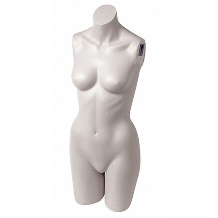 Econoco Mondo Mannequins System Mannequin Parts, Female Headless 3/4 Torso Form SYTF-109