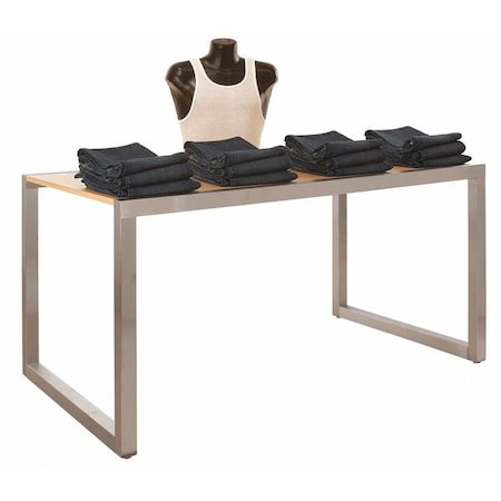 Econoco Alta Display Table 60" x 36"x Maple T501SC-H