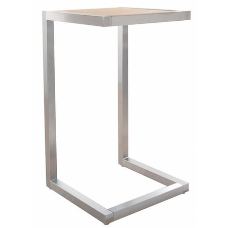 Econoco Alta Pedastal Table 24" x 24"x 72"x Maple T504SC-H