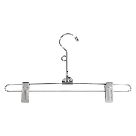 Econoco Skirt Hanger, Metal, 12", Loop Hook, PK100 SKT/12-LH