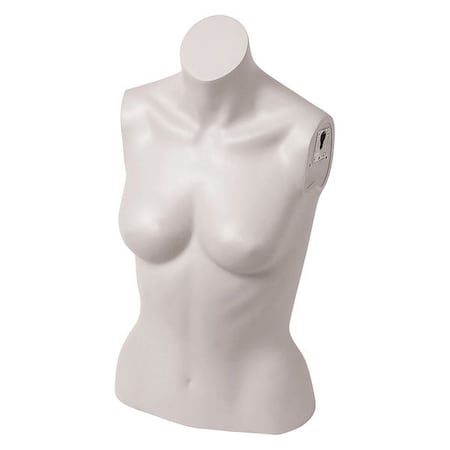 Econoco Mondo Mannequins System Mannequin Parts, Female Bust, Headless SYFB-NH109
