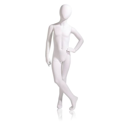 Econoco Mondo Mannequins Ready to Wear Kid Mannequin, Oval Head, 8yr old, Pose 2 RWK82
