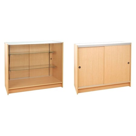 Econoco Full Vision Showcase, 48" x 20", Maple PW/SC482-MP