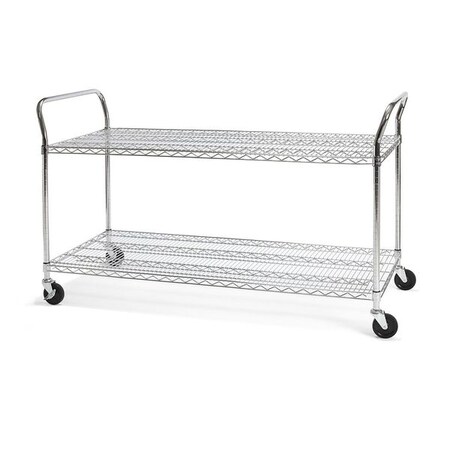 Ofm 24" D, 29-3/4" H, Chrome SHCART2460