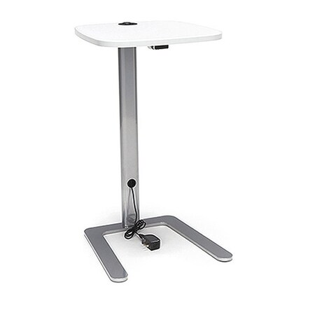 Ofm Accent Table With Usb Grommet White ACCTAB-WHT