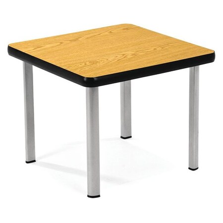Ofm End Table, 20" D, 16" H, Oak, Laminate ET2020-OAK-SLG