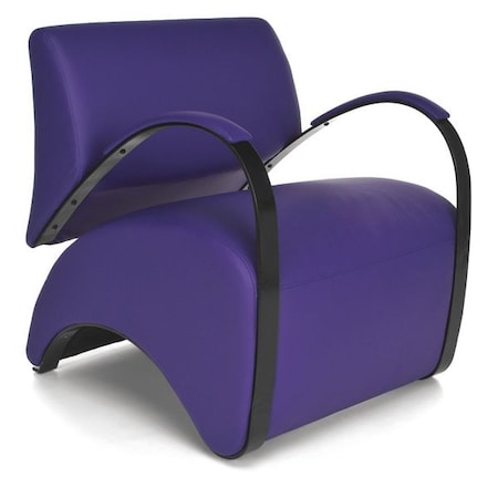Ofm Lounge Chair W/ Purple Pu Back and Seat 841-PU008