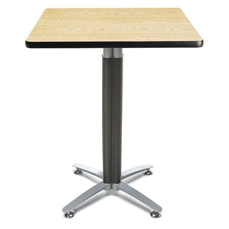 Ofm Cafe Height Table, 30" D, 41-1/4" H, Cherry, Laminate CMT30SQ-OAK