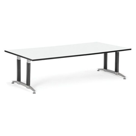 Ofm Mesh Base Conf Table, 48"x96", Gray Neb KT4896MB-GRYNB