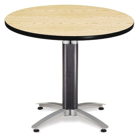 Ofm Mesh Base Round 36 ", Table, Oak KMT36RD-OAK