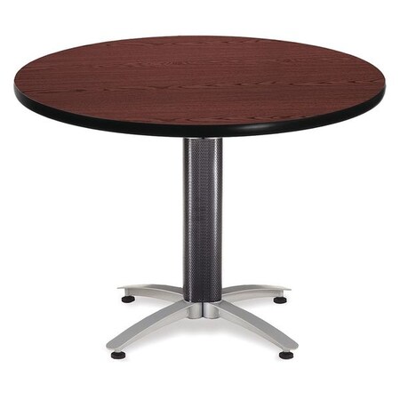 Ofm Mesh Base Round 42 ", Table, Mahogany KMT42RD-MHGY