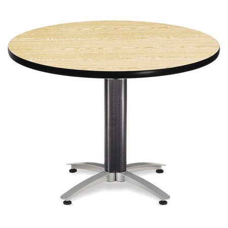 Ofm Mesh Base Round 42 ", Table, Oak KMT42RD-OAK