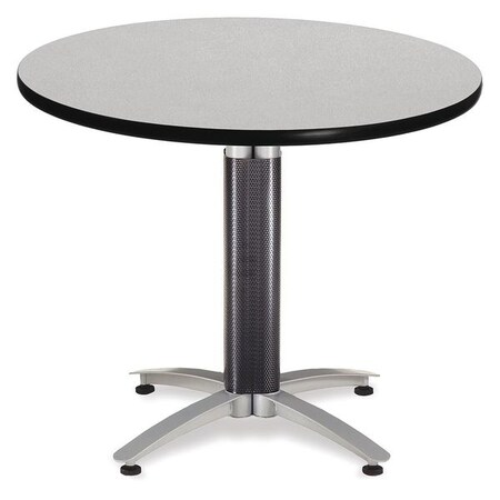 Ofm Mesh Base Round Table, 36", Gray Neb KMT36RD-GRYNB