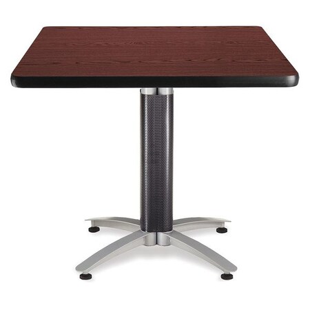 Ofm Mesh Base Square 36 ", Table, Mahogan KMT36SQ-MHGY
