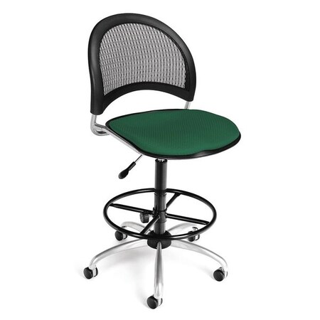 Ofm Moon Swivel Chair, Forest Green 336-DK-2221