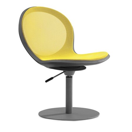 Ofm Net Swivel Base Chair W/ Gaslift, Yellow N102-YELLOW