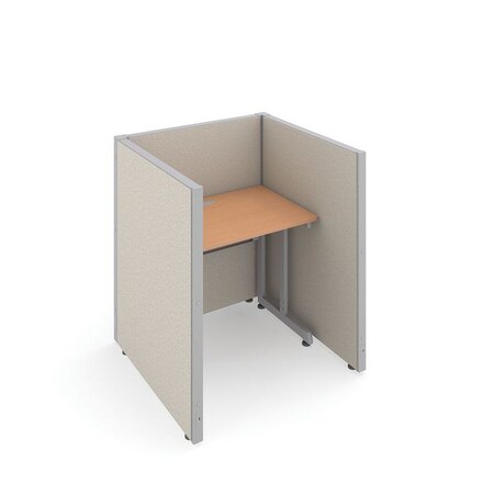 Ofm 39-1/4" D, 47" H, Beige/Maple, vinyl T1X1-4737-VGBM