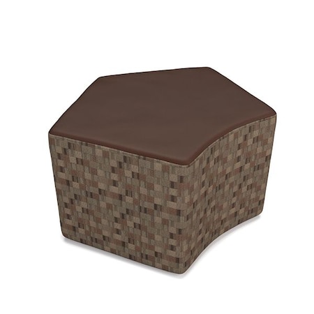 Ofm 26" D, 17-3/4" H, Brown, Polyurethane 55-PU608-CPPR