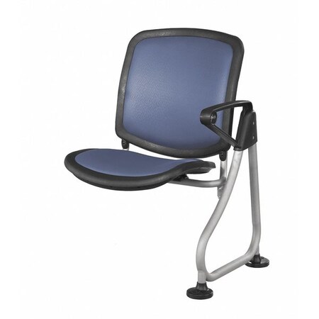 Ofm Readylink Add-On Seat, No Tablet, Blue K211-BLUE-SLV