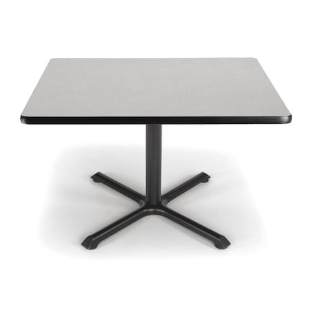 Ofm Multipurpose Table 36" D X 29-1/2" H, 36" W X Laminate, Gray Nebula XT36SQ-GRYNB