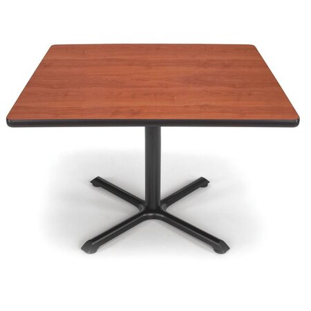 Ofm Multipurpose Table, 42" D, 29-1/2" H, Cherry, Honeycomb Core Laminate XT42SQ-CHY