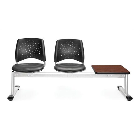 Ofm Star3 Beam Seat W/2Seats/1Tbl, Vam Chrc 323T-VAM-604-CH