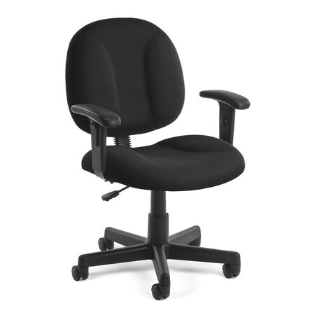 Ofm Task Chairs, 18-3/4" to 23" Height, Adjustable, Black 105-AA-805
