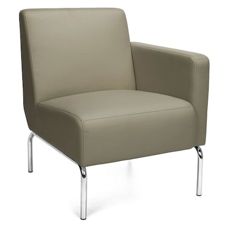 Ofm Lounge Chair, 29"L33"H, Left, TriumphSeries 3001L-PU607