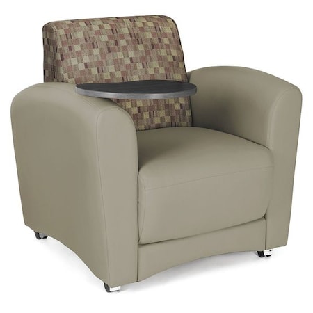 Ofm Chair with Tablet, 32"L33"H, InterPlaySeries 821-P-607-TNGST