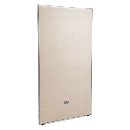 Ofm 2" D, 63" H, Beige, vinyl P6331-GF-BV