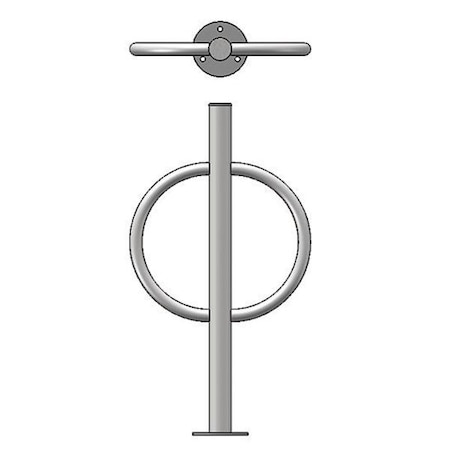 Ultrasite Hitch Post Bike Rack, 2-bike, steel, powder coated 5040