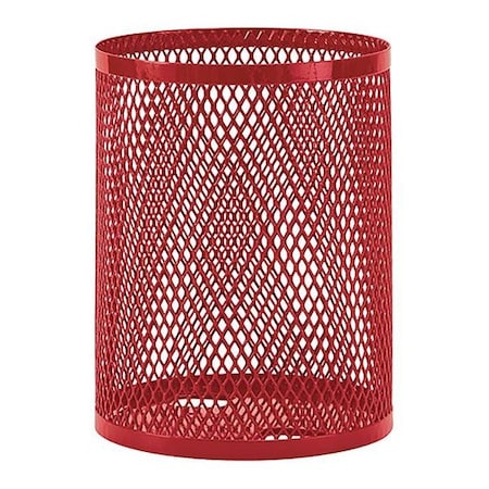 Ultrasite Park Portable Trash Receptacle, Red EX-32-RED