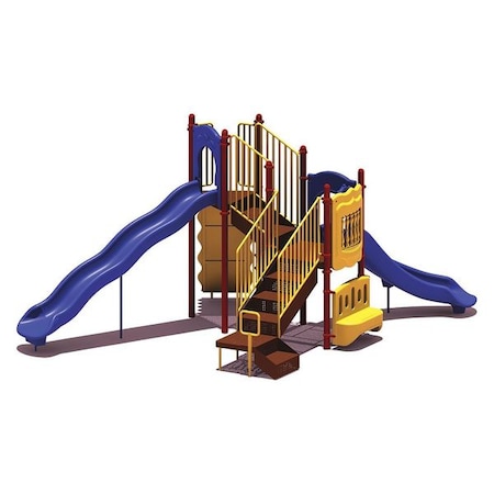 Ultraplay Timber Glen Playground, Red/Blue UPLAY-005-P