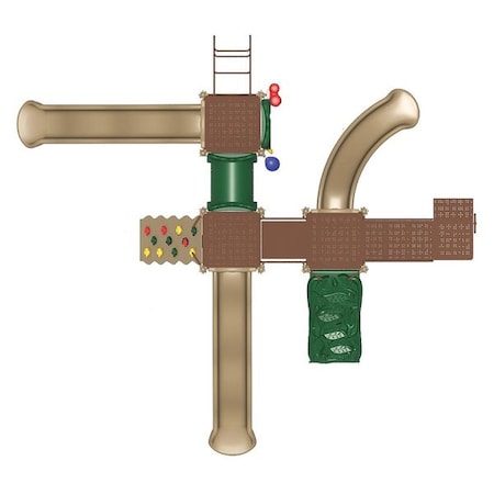 Ultraplay Boulder Point Playground, Natural UPLAY-079-N