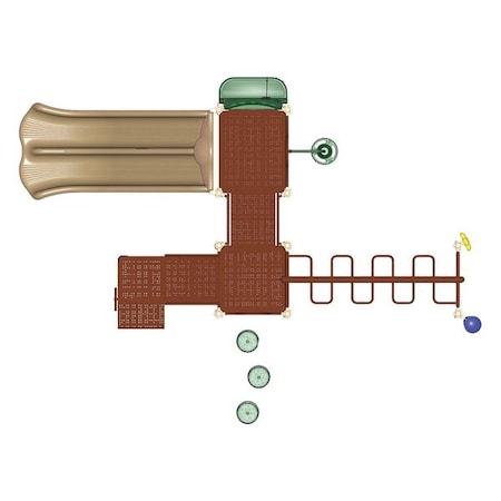 Ultraplay Maddie's Chase Playground, Natural UPLAY-006-N