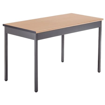 Ofm Utility Table 24" D X 30" H, Maple, Laminate UT2448-MPL
