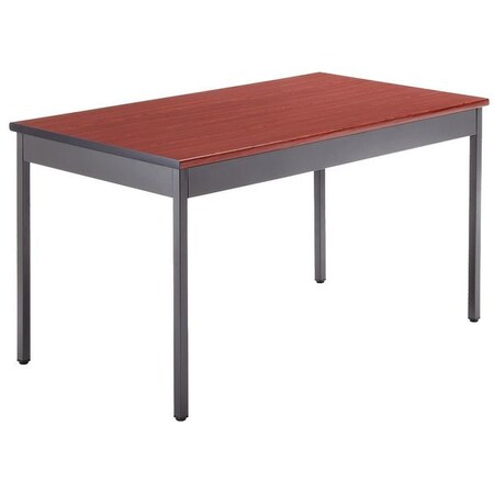 Ofm Utility Table 30" D X 30" H, Cherry, Laminate UT3048-CHY